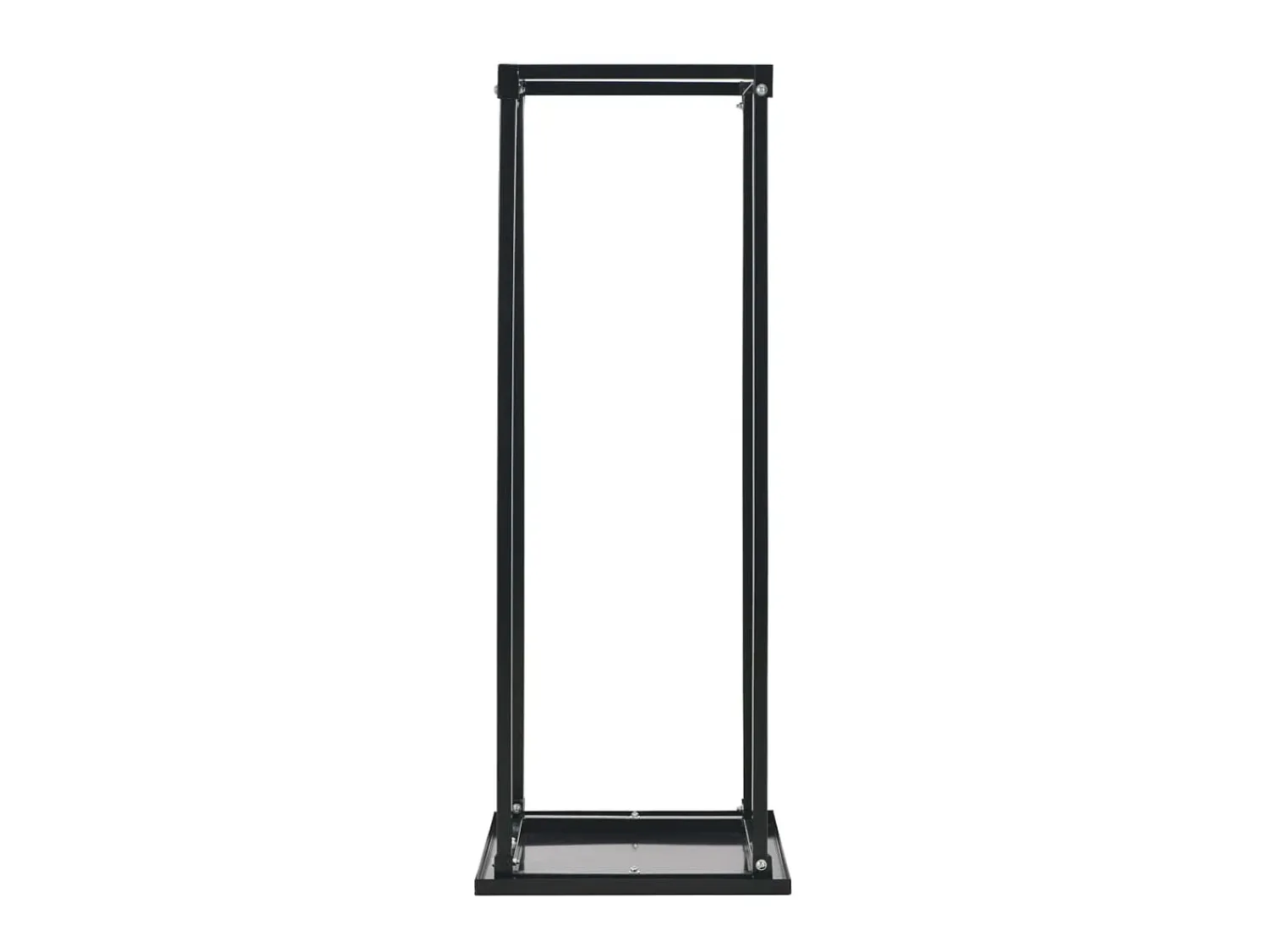 Best Suporte para lenha com base 37x37x113 cm aço PT687216 Preto