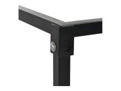 Best Suporte para lenha com base 37x37x113 cm aço PT687216 Preto