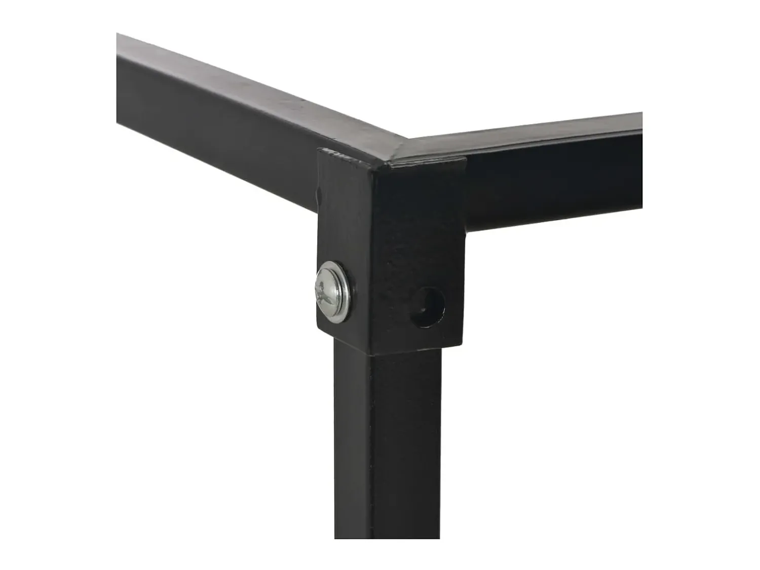 Best Suporte para lenha com base 37x37x113 cm aço PT687216 Preto