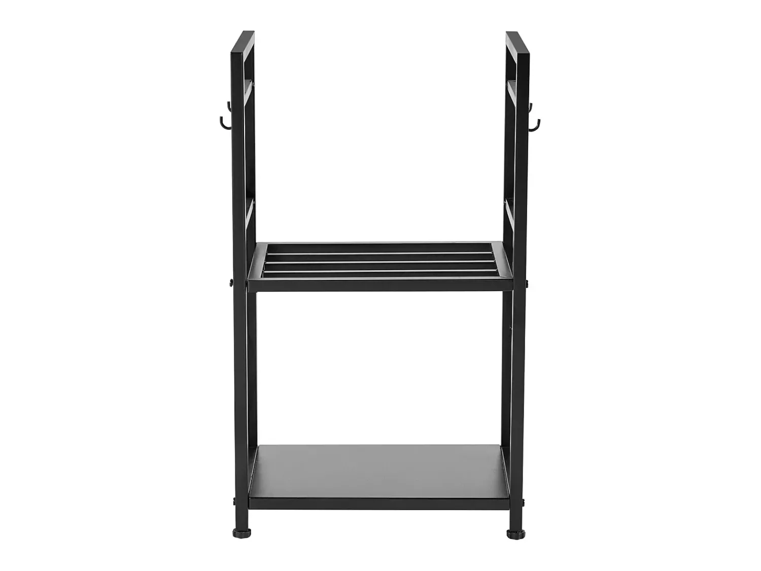 Online Suporte para Lenha SucceBuy de Aquecimento de 2 Níveis, Armazenamento de Lenha Interno, 45.5 x 33 x 76.5 cm, com Ferramentas de Lareira, Escova, Pá Preto