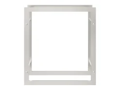 Acessórios De Arrumação| Suporte para lenha 80x28x86 cm aço inoxidável PT928863 Prateado