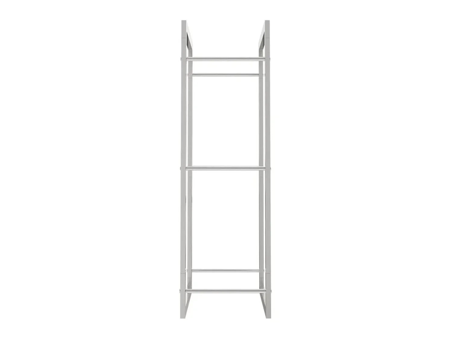 Sale Suporte para lenha 50x28x94 cm aço inoxidável PT824063 Prateado