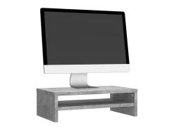 Suporte para monitor 42x24x13 cm contraplacado cimento PT631517^ Móvel De Tv