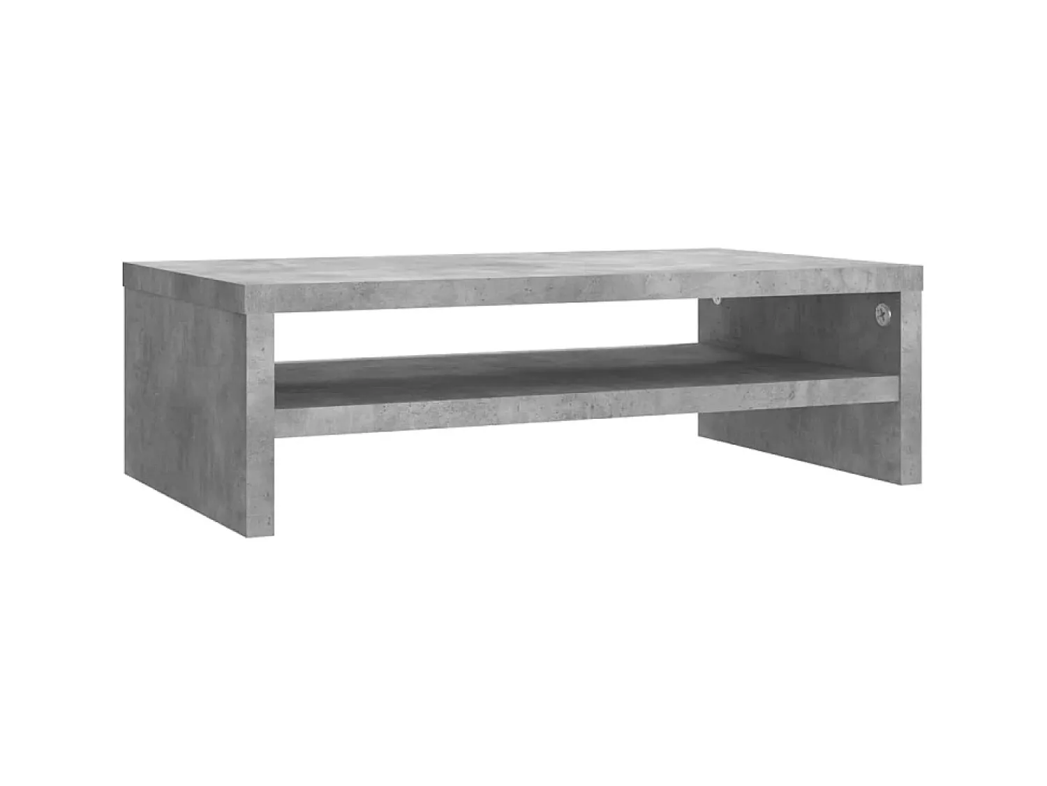 Suporte para monitor 42x24x13 cm contraplacado cimento PT631517^ Móvel De Tv