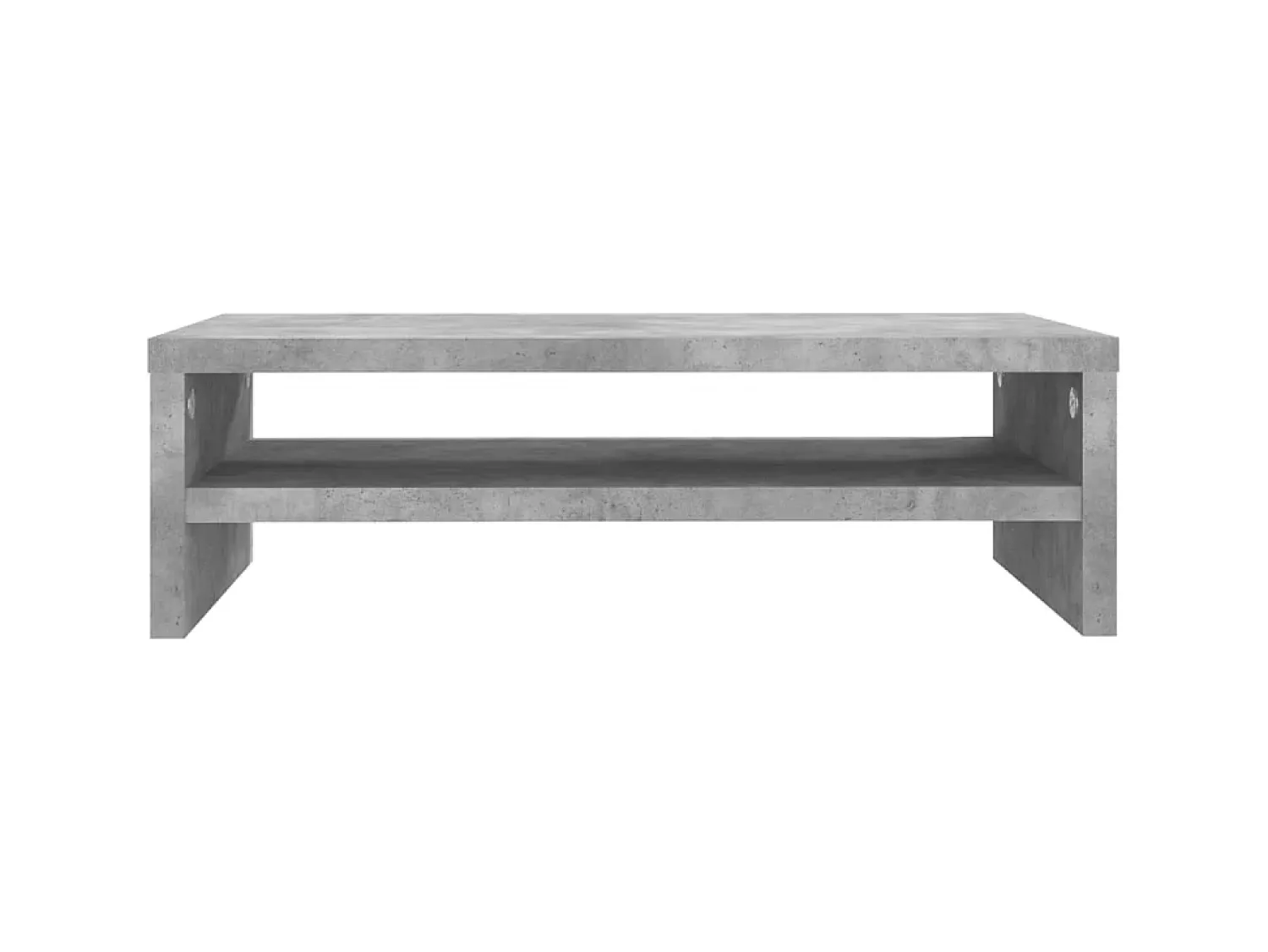 Suporte para monitor 42x24x13 cm contraplacado cimento PT631517^ Móvel De Tv