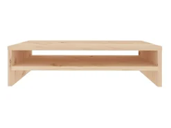 Suporte para monitor 50x24x13 cm madeira de pinho maciça PT147033^ Móvel De Tv