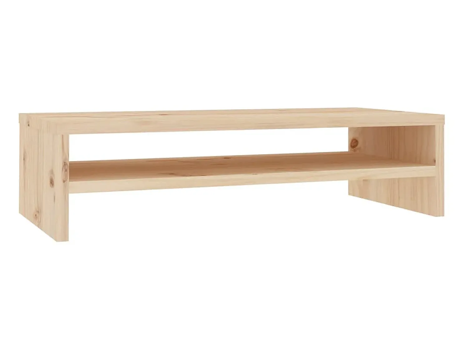 Suporte para monitor 50x24x13 cm madeira de pinho maciça PT147033^ Móvel De Tv