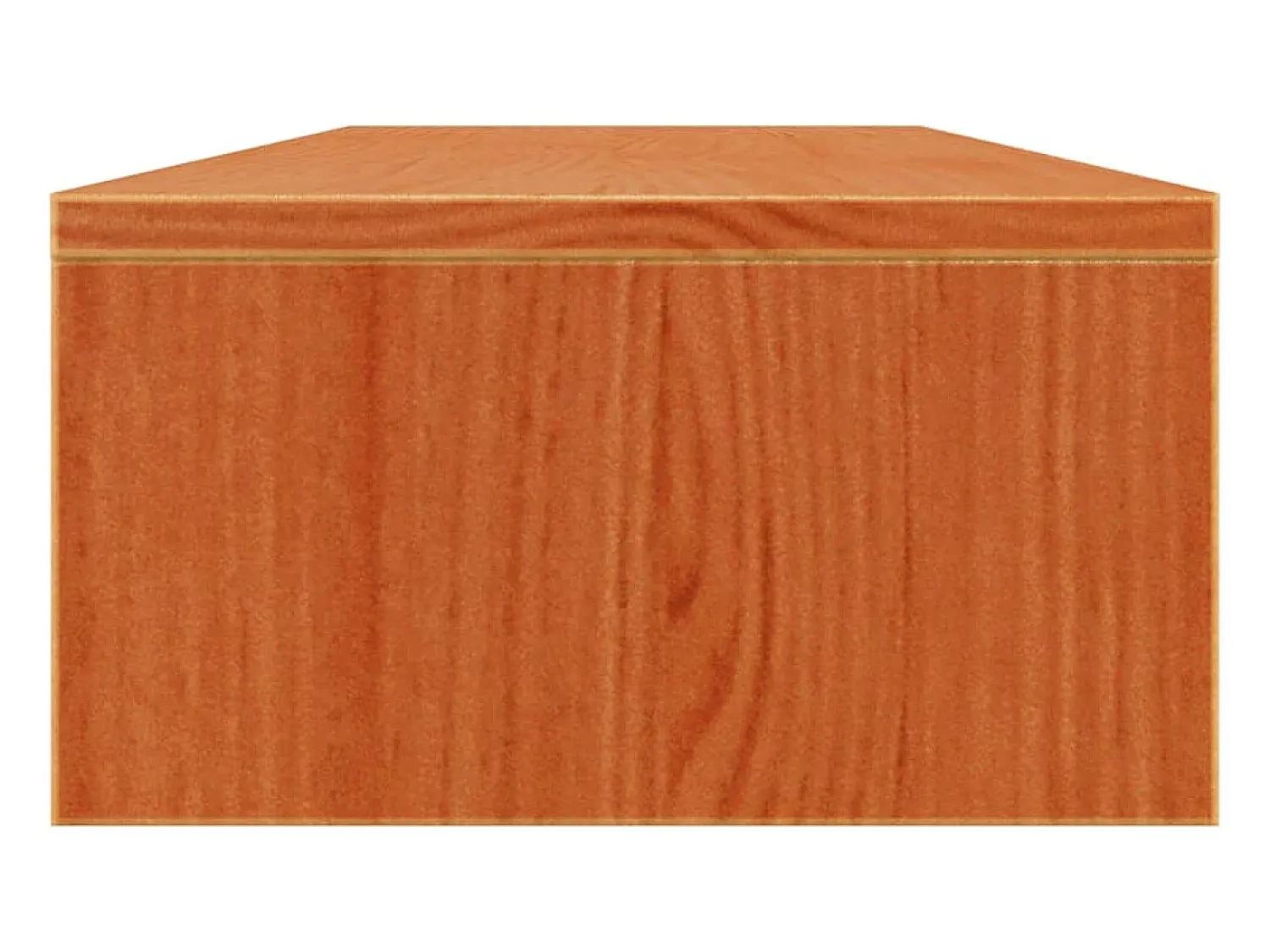 Móvel De Tv| Suporte para monitor 100x24x13 cm pinho maciço mel PT852708 Castanho