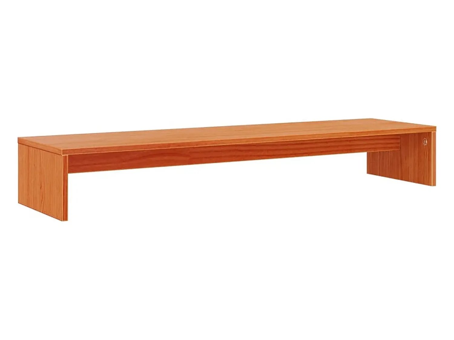 Suporte para monitor 100x27x15 cm pinho maciço mel PT518621 Castanho