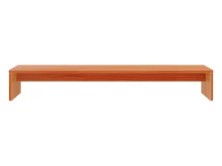 Suporte para monitor 100x27x15 cm pinho maciço mel PT518621 Castanho