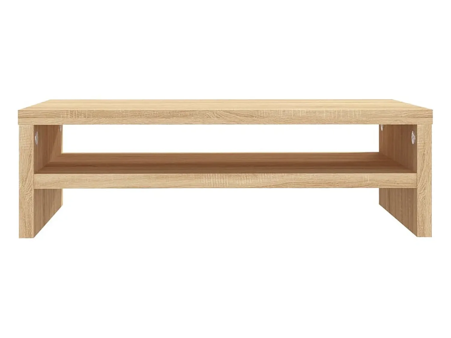 Móvel De Tv| Suporte para monitor 42x24x13 cm contraplacado carvalho sonoma PT395017 Castanho