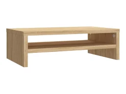 Móvel De Tv| Suporte para monitor 42x24x13 cm contraplacado carvalho sonoma PT395017 Castanho