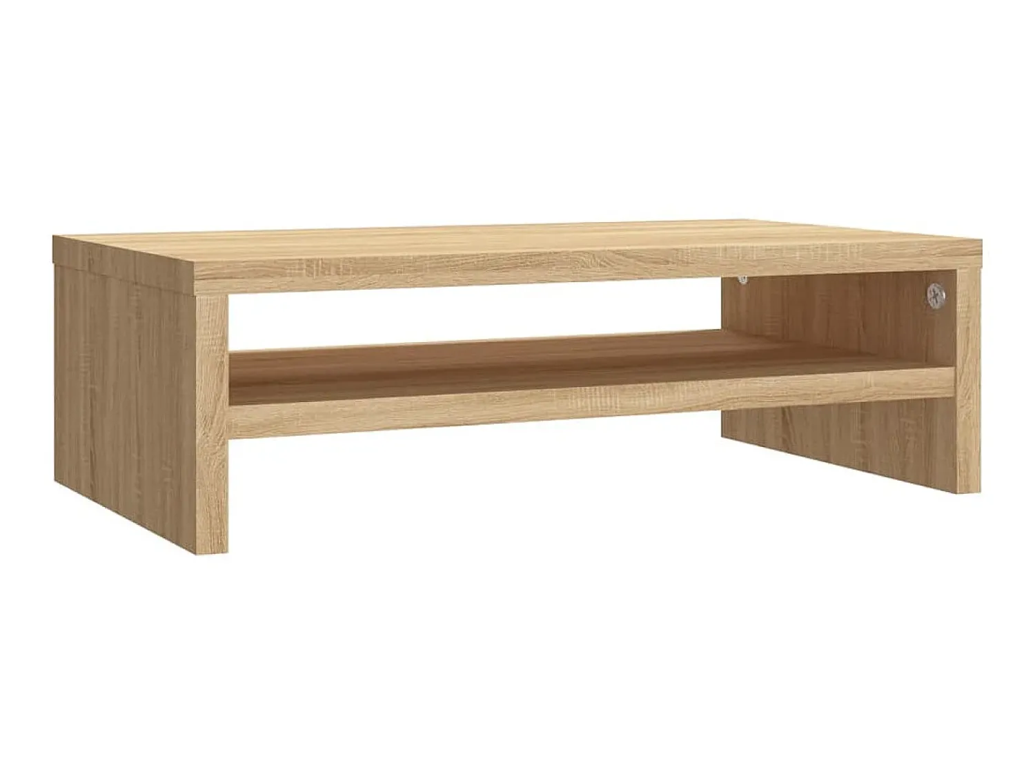Móvel De Tv| Suporte para monitor 42x24x13 cm contraplacado carvalho sonoma PT395017 Castanho
