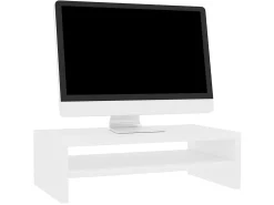 Sale Suporte para monitor 42x24x13 cm contraplacado PT953471 Branco