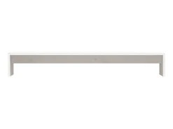 Móvel De Tv| Suporte para monitor 100x27x15 cm pinho maciço PT550429 Branco