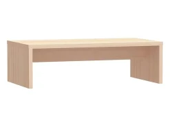 Suporte para monitor 50x27x15 cm madeira de pinho maciça PT764542 Castanho