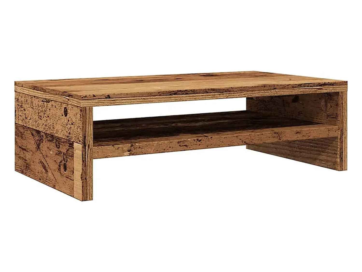 Sale vidaxl Suporte para monitor 42x24x13cm deriv. de madeira madeira velha Castanho