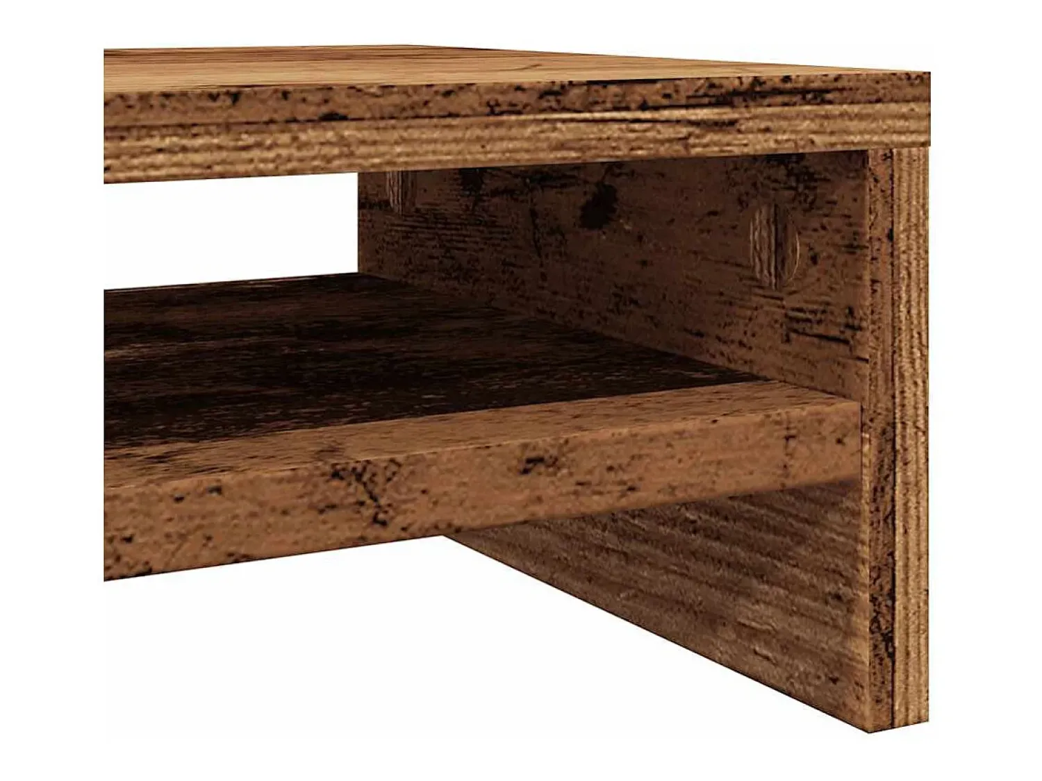 Sale vidaxl Suporte para monitor 42x24x13cm deriv. de madeira madeira velha Castanho