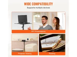 Móvel De Tv* Suporte para Projetor SucceBuy Suporte para Projetor, Tripé para Portátil, Altura Ajustável de 685 a 1600 cm Preto