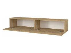 Hot Helloshop26 Suporte para TV 135 x 31 x 25 cm com efeito carvalho 03_0007865 Bege