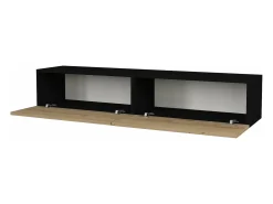 Helloshop26 Suporte para TV 135 x 31 x 25 cm com efeito carvalho 03_0007869^ Móvel De Tv