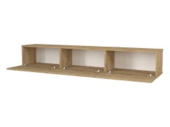 Móvel De Tv|Helloshop26 Suporte para TV 180 x 31 x 29,5 cm com efeito carvalho 03_0007876 Bege