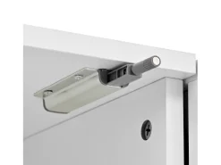 Hauss Spole Suporte para TV 180 x 34 x 30 cm com prateleira para projetor e 3 portas - e madeira Branco