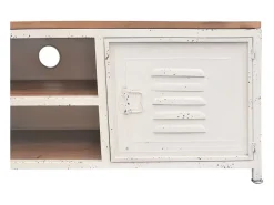 Sale Helloshop26 Suporte para TV aparador design prático unidade de TV branca de 120 cm 2502292 Branco