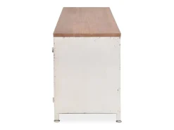 Sale Helloshop26 Suporte para TV aparador design prático unidade de TV branca de 120 cm 2502292 Branco