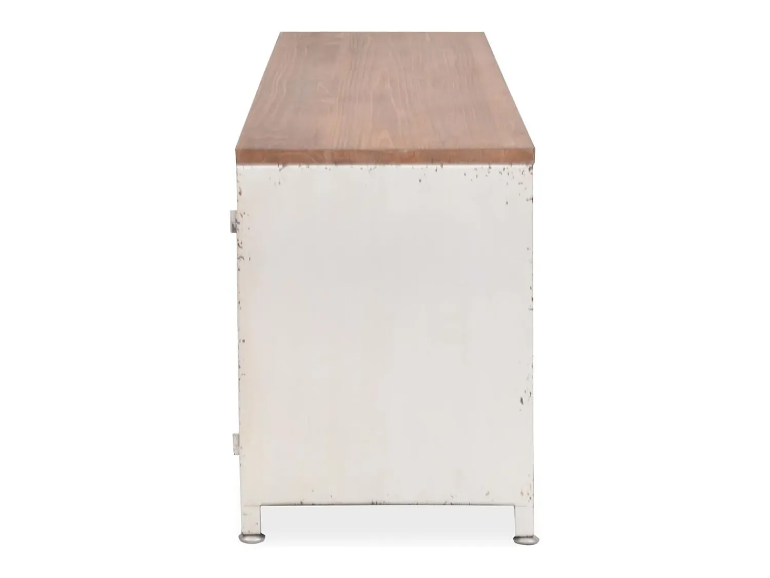 Sale Helloshop26 Suporte para TV aparador design prático unidade de TV branca de 120 cm 2502292 Branco