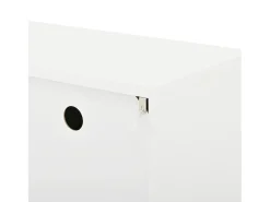 Suporte para TV - Suporte para TV com 4 portas com estrutura em treliça - detalhes dourados e pés ajustáveis^ Móvel De Tv