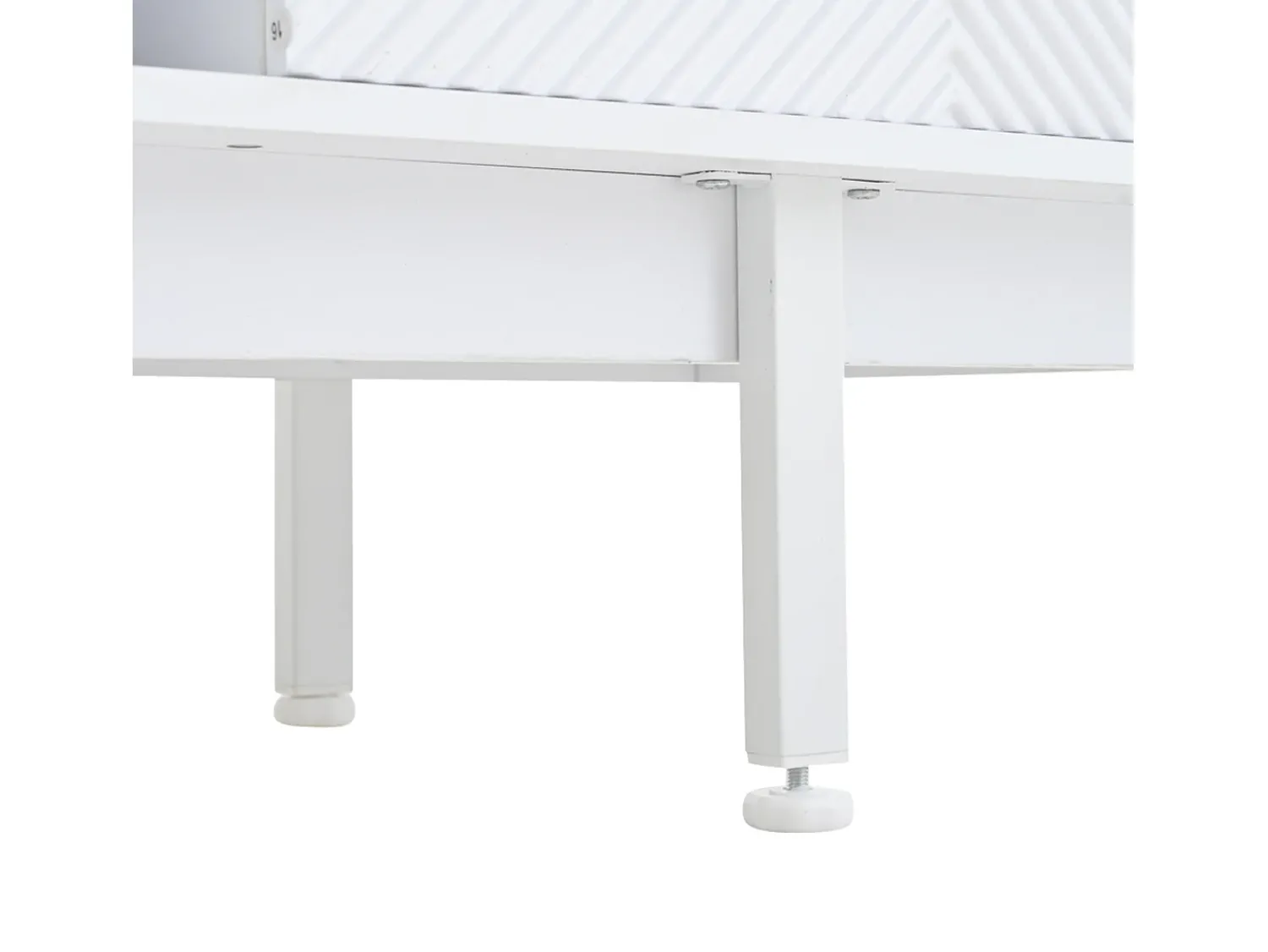 Móvel De Tv| Suporte para TV - Suporte para TV com 2 Portas e 2 Gavetas - Armário Aberto - para Sala de Estar Branco