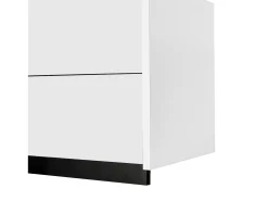 Móvel De Tv| Suporte para TV brilhante - Suporte para TV com 1 gaveta e 4 portas - com iluminação LED - para sala de estar Branco