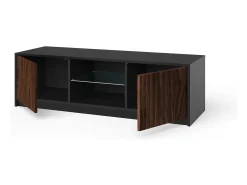 Suporte para TV BUDAPEST preto/carvalho rio^ Móvel De Tv