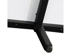 Hauss Spole Suporte para TV com 2 gavetas e 2 portas - pés em metal - cor e madeira^ Móvel De Tv