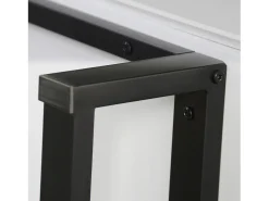 Hauss Spole Suporte para TV com 2 gavetas e 2 portas - pés em metal - cor e madeira^ Móvel De Tv