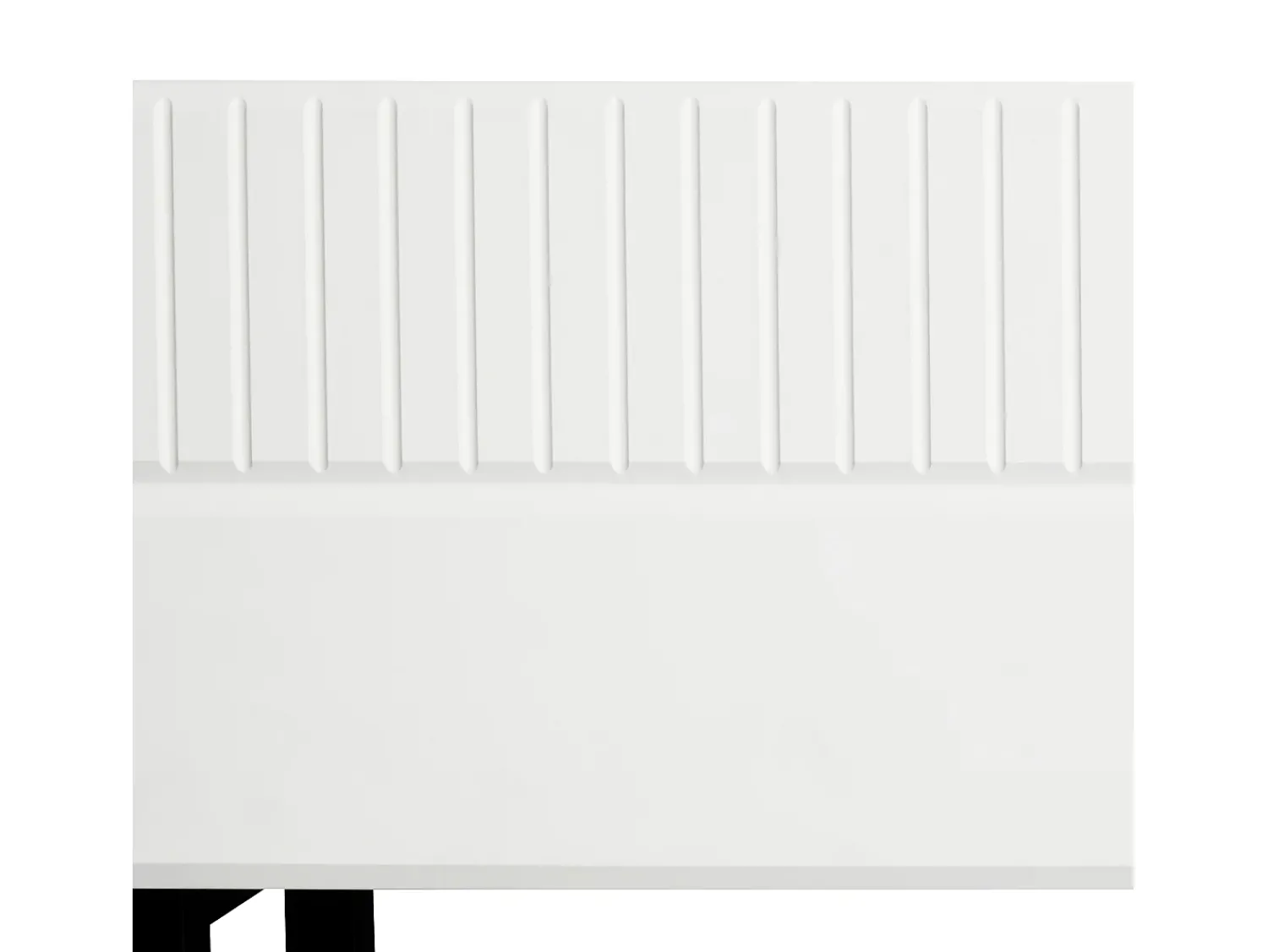 Móvel De Tv|Hauss Spole Suporte para TV com 3 gavetas - Design clássico em preto e - Tampo com acabamento brilhante Branco