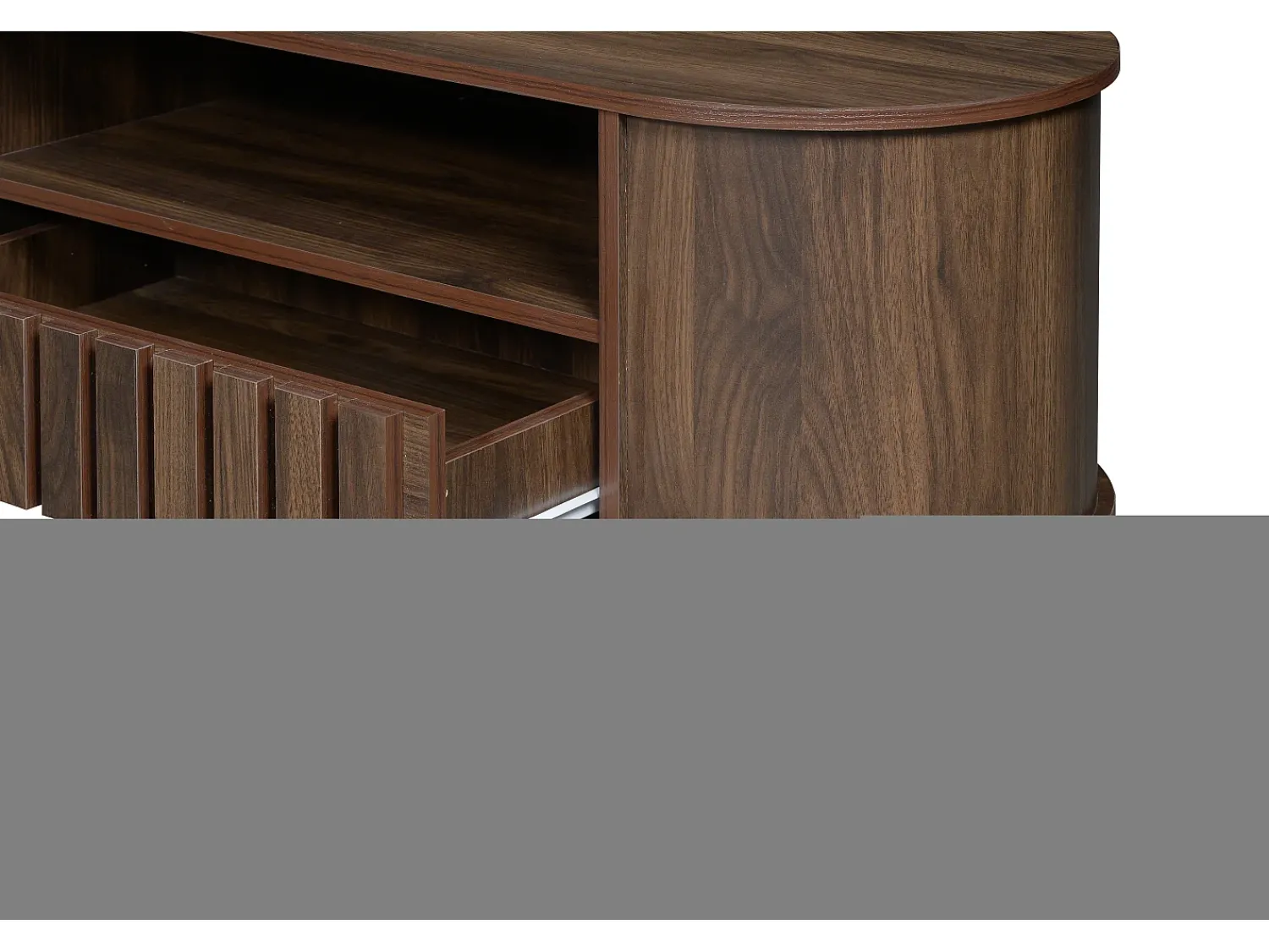 Hauss Spole Suporte para TV com 2 gavetas - Madeira MDF - Cor^ Móvel De Tv