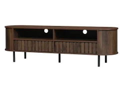 Hauss Spole Suporte para TV com 2 gavetas - Madeira MDF - Cor^ Móvel De Tv