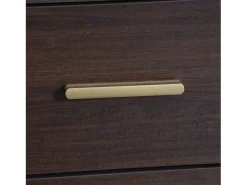 Móvel De Tv| Suporte para TV com 2 portas e 2 gavetas - Suporte para TV com 2 espaços de arrumação abertos - - para sala de estar Castanho
