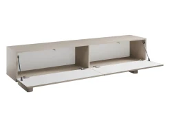 Clearance Vente-unique Suporte para TV com 2 portas, 180 cm, em MDF - - LUDIMA Bege