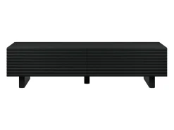 New Vente-unique Suporte para TV com 2 portas, 180 cm, em MDF - - LUDIMA Preto