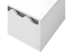Móvel De Tv|Hauss Spole Suporte para TV com 4 portas e design ondulado - 170x40x45 cm Branco