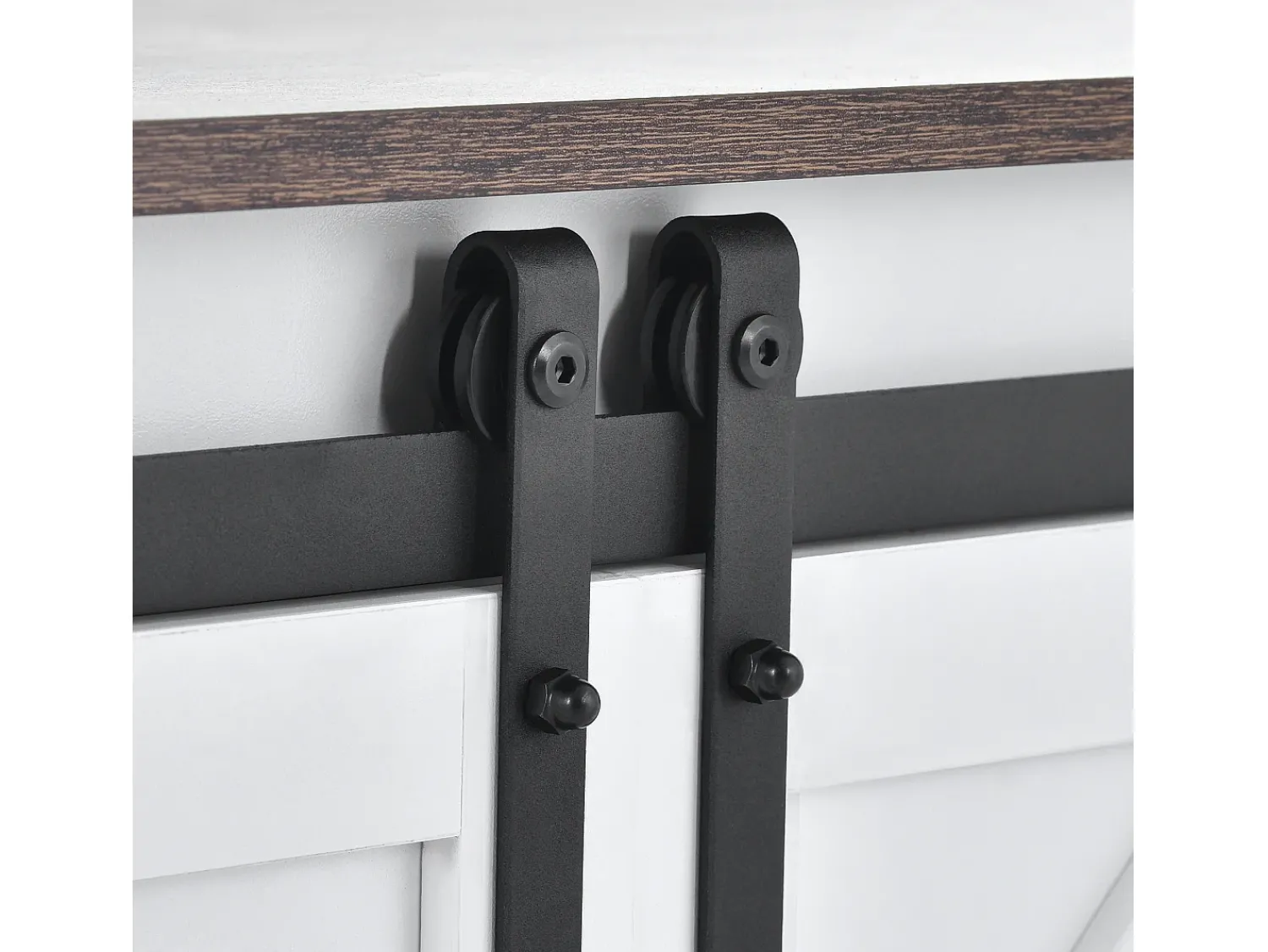Móvel De Tv|Hauss Spole Suporte para TV com 2 portas de correr - Prateleiras ajustáveis 150 x 40 x 60 cm - Branco
