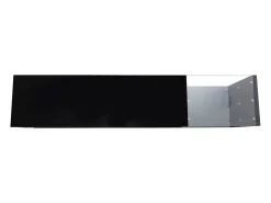 Sale Hauss Spole Suporte para TV com iluminação LED, 2 gavetas e 2 prateleiras em vidro - Preto