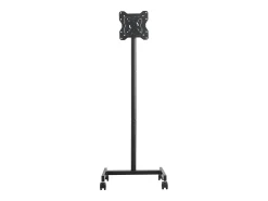 Móvel De Tv| Suporte para TV com Rodas SucceBuy Carrinho Móvel para TV e Suporte para TV com Pé Portátil, Para Televisores/LED/LCD/OLED de 431,8 a 1397 mm, Até 20 kg Preto