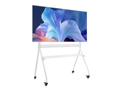 Móvel De Tv* Suporte para TV com Rodas SucceBuy Carrinho Móvel para TV e Suporte Portátil com Pé, Para Televisores/LED/LCD/OLED de 889 a 2540 mm, Até 90 kg Branco