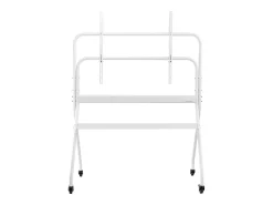 Móvel De Tv* Suporte para TV com Rodas SucceBuy Carrinho Móvel para TV e Suporte Portátil com Pé, Para Televisores/LED/LCD/OLED de 889 a 2540 mm, Até 90 kg Branco
