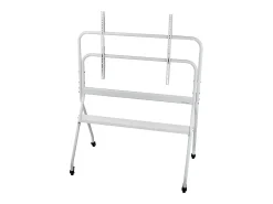 Móvel De Tv* Suporte para TV com Rodas SucceBuy Carrinho Móvel para TV e Suporte Portátil com Pé, Para Televisores/LED/LCD/OLED de 889 a 2540 mm, Até 90 kg Branco