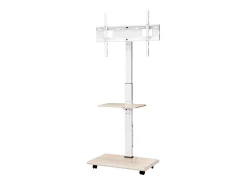 Sale Suporte para TV com Rodas SucceBuy, Ecrãs de 81,2,8-177,8 cm, Carrinho Móvel, Rotação de 25°, Altura Ajustável, 40 kg, VESA 60 x 40 cm, Quarto/Exterior Bege